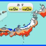 【12月1日 明日の天気】日本海側は雪や雨　太平洋側は晴れて空気乾燥　冬らしい寒さが続く｜TBS NEWS DIG