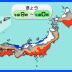 【12月2日 今日の天気】空気の冷たい一日に　日本海側は雪・雨エリア縮小も北陸は土砂災害に警戒｜TBS NEWS DIG