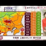 【関東の天気】あす15℃以上　寒さ少しだけ緩む　クリスマス前に今季初寒波【スーパーJチャンネル】(2023年12月19日)