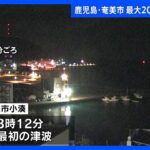 鹿児島・奄美市 最大20㎝の津波観測｜TBS NEWS DIG