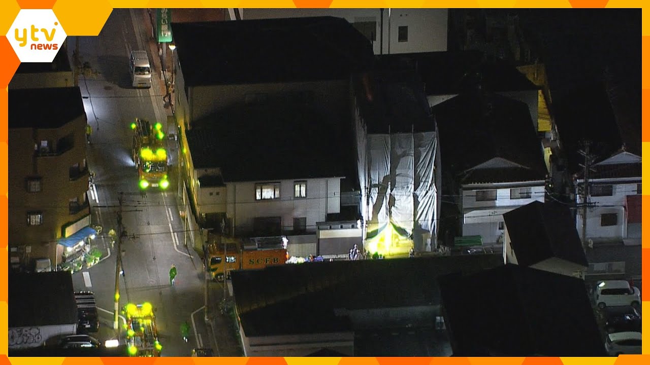 【速報】住宅の解体現場で作業員4人が気分不良訴える　大阪・堺市_12/21