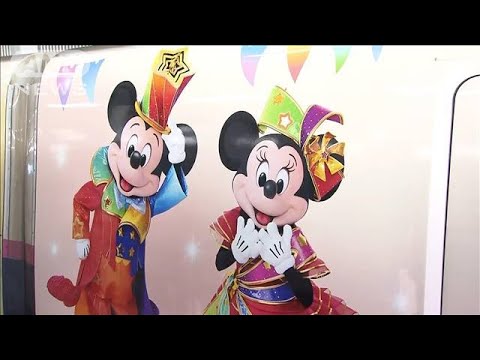 激レア！“ディズニー新幹線”運行開始　40周年記念特別車両【スーパーJチャンネル】(2023年12月22日)