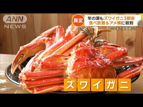 「この5年で一番の買い」専門店　「ズワイガニ」の値下がり理由とは【もっと知りたい！】【グッド！モーニング】(2023年12月29日)