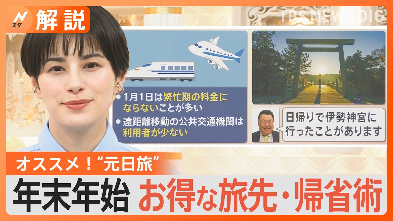 年末年始&nbsp;お得に旅行・帰省、仙台旅行&nbsp;最大5000円お得、日光市20％ポイント還元、新幹線&nbsp;乗車日をずらすとお得【Nスタ解説】｜TBS&nbsp;NEWS&nbsp;DIG