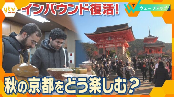 【ウェークアップ】彼らはいったいどこへ？そして何を求めているのか？　秋の観光シーズンの京都で外国人旅行客に密着
