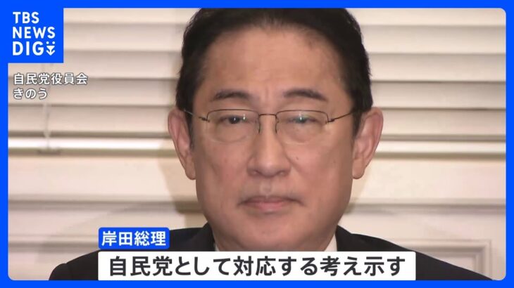 岸田総理「党としても対応を考える」 自民党派閥の政治資金問題で｜TBS NEWS DIG