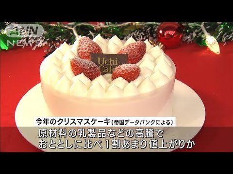 ローソン・クリスマスケーキ　工夫や食材で値上げ抑える(2023年12月7日)