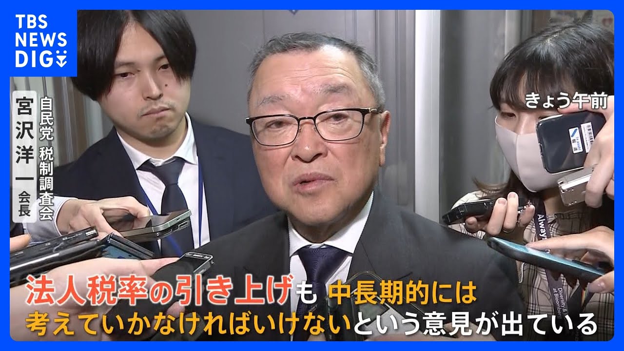 岸田総理　企業への「減税」で賃上げを促す方針が　「増税」論が急浮上　動き出した“増税派”&nbsp;背景は企業のお金の使い方へ｜TBS&nbsp;NEWS&nbsp;DIG