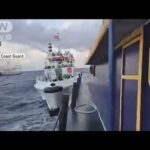領有権争う南シナ海でフィリピン船と中国船が衝突(2023年12月11日)
