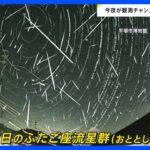 「ふたご座流星群」今年の見頃は“ピークの前日”天文担当の学芸員や4歳の女の子　星空を見上げる人たちの願いは【news23】｜TBS NEWS DIG