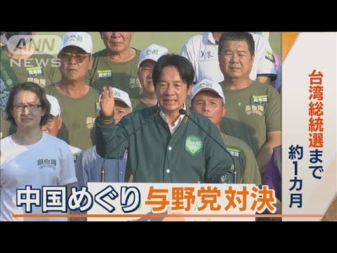 台湾総統選　親米の民進党に野党対立　当選のカギは…物価高騰に苦しむ“若者の動向”【ワイド！スクランブル】(2023年12月14日)