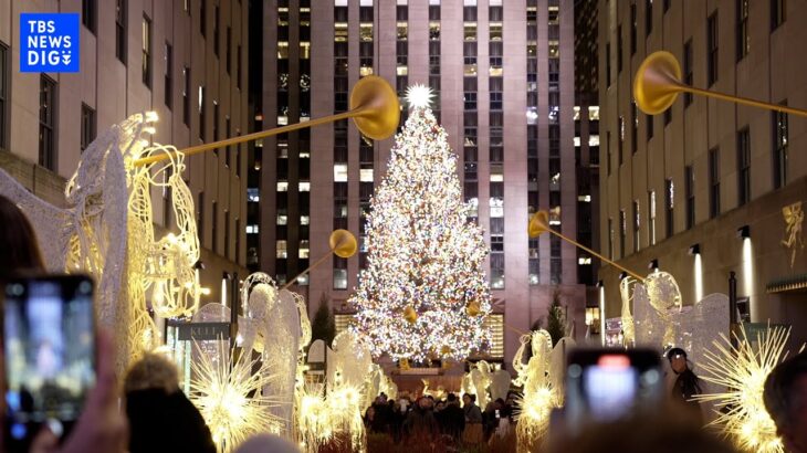 クリスマスシーズンのマンハッタンの街の様子　アメリカ・ニューヨーク2023【World Report】｜TBS NEWS DIG