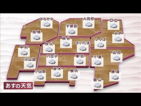 【関東の天気】暖冬はいったん忘れよう　あす東京は最高9℃　真冬の装いで【スーパーJチャンネル】(2023年12月18日)