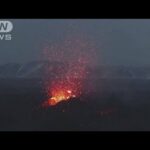 ドローンが捉えた“真っ赤な溶岩”アイスランド噴火　「道に出ないで」豪雨で河川氾濫【スーパーJチャンネル】(2023年12月21日)