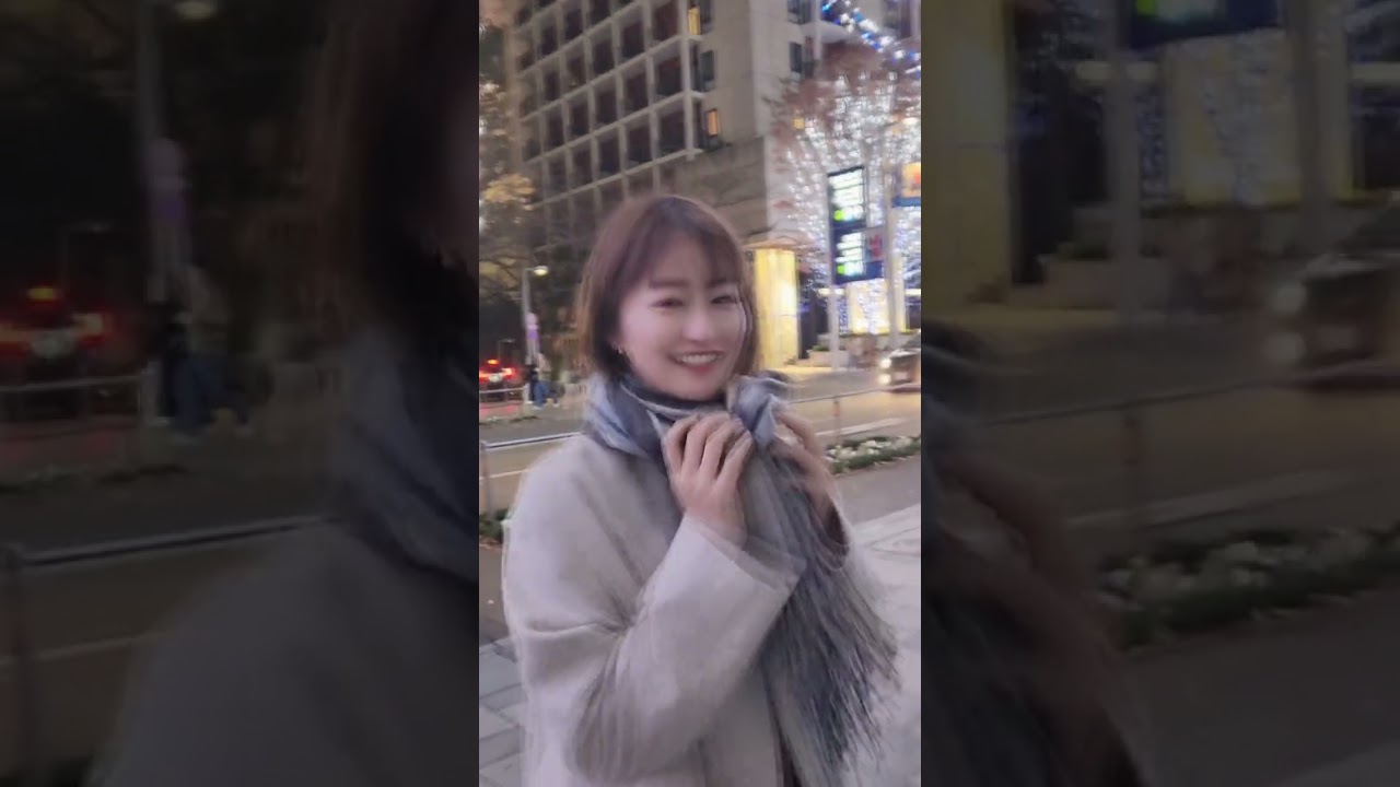 【クリスマスデート🎄】ちひろアナとけやき坂イルミ✨🤍 #shorts