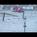 クリスマス前に混乱…ヨーロッパ北部に嵐　ドイツでは川が氾濫(2023年12月23日)