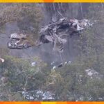 掘り出された車は全焼　運転席周辺から人骨のようなものが見つかる　行方不明の男性か　奈良の土砂崩れ