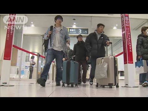 北海道 新千歳空港も混雑　国内線で帰省ラッシュ(2023年12月30日)