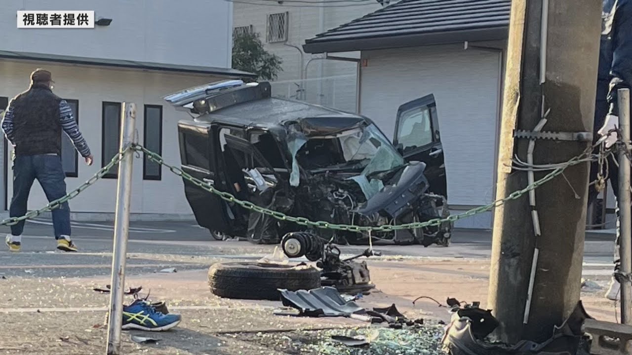 大阪・岸和田市で歩行者が車にはねられる事故で３人死傷　歩行者８２歳女性が死亡し息子も骨折重傷　運転の男は意識不明の重体で呼気から基準超のアルコールを検出
