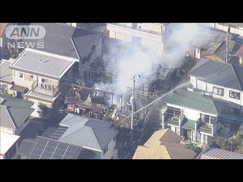 住宅火災で80代女性が逃げ遅れか　埼玉・久喜市(2023年12月21日)