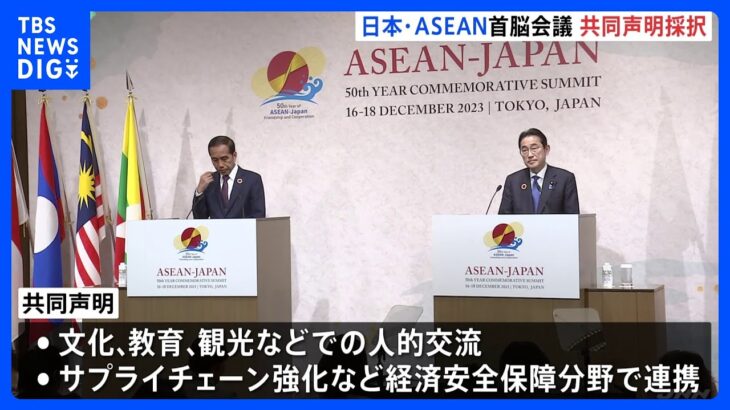 海洋安全保障や人的交流事業促進へ　日ASEAN特別首脳会議で共同声明を採択｜TBS NEWS DIG