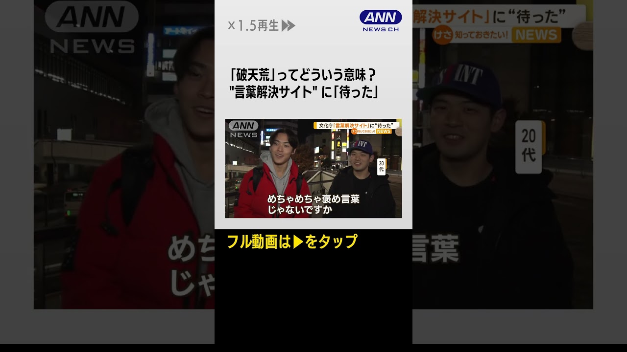 #shorts 文化庁「言葉解決サイト」に…日本語の専門家“待った”「伝わる言葉を使えばいい」