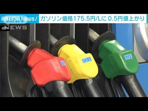 ガソリン価格が0.5円値上がり　175.5円に(2024年1月11日)