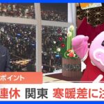 【1月6日 関東の天気】3連休 関東 寒暖差に注意｜TBS NEWS DIG