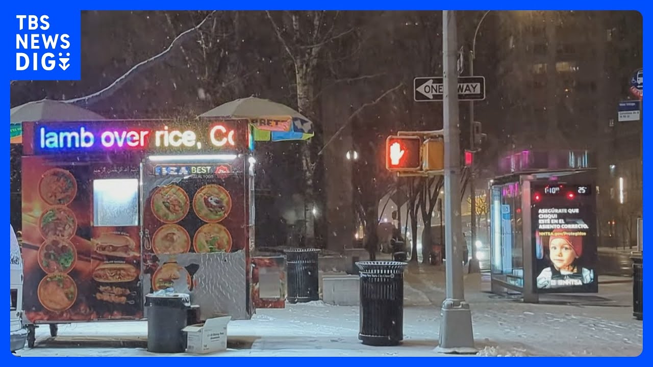 ニューヨーク市で“雪なし”記録途切れる　約2年ぶりの積雪｜TBS&nbsp;NEWS&nbsp;DIG