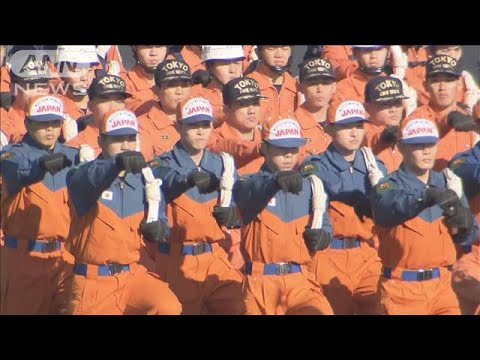 東京消防庁の出初め式　ドローン使った訓練も(2024年1月6日)