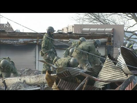 能登半島地震　犠牲者は213人に　輪島市の大規模火災現場で3日目の捜索(2024年1月11日)