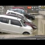 新潟市内で液状化現象　駐車場が陥没し車など巻き込まれる(2024年1月2日)