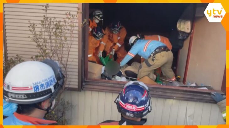 『救出の瞬間』生存率低下の７２時間経過…住宅の下敷きになった８０代女性　大阪市消防局が動画を公開