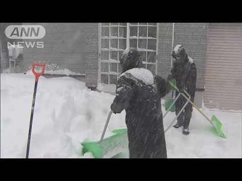 北海道で統計史上一番の大雪　能登半島は地震後初の積雪(2024年1月8日)