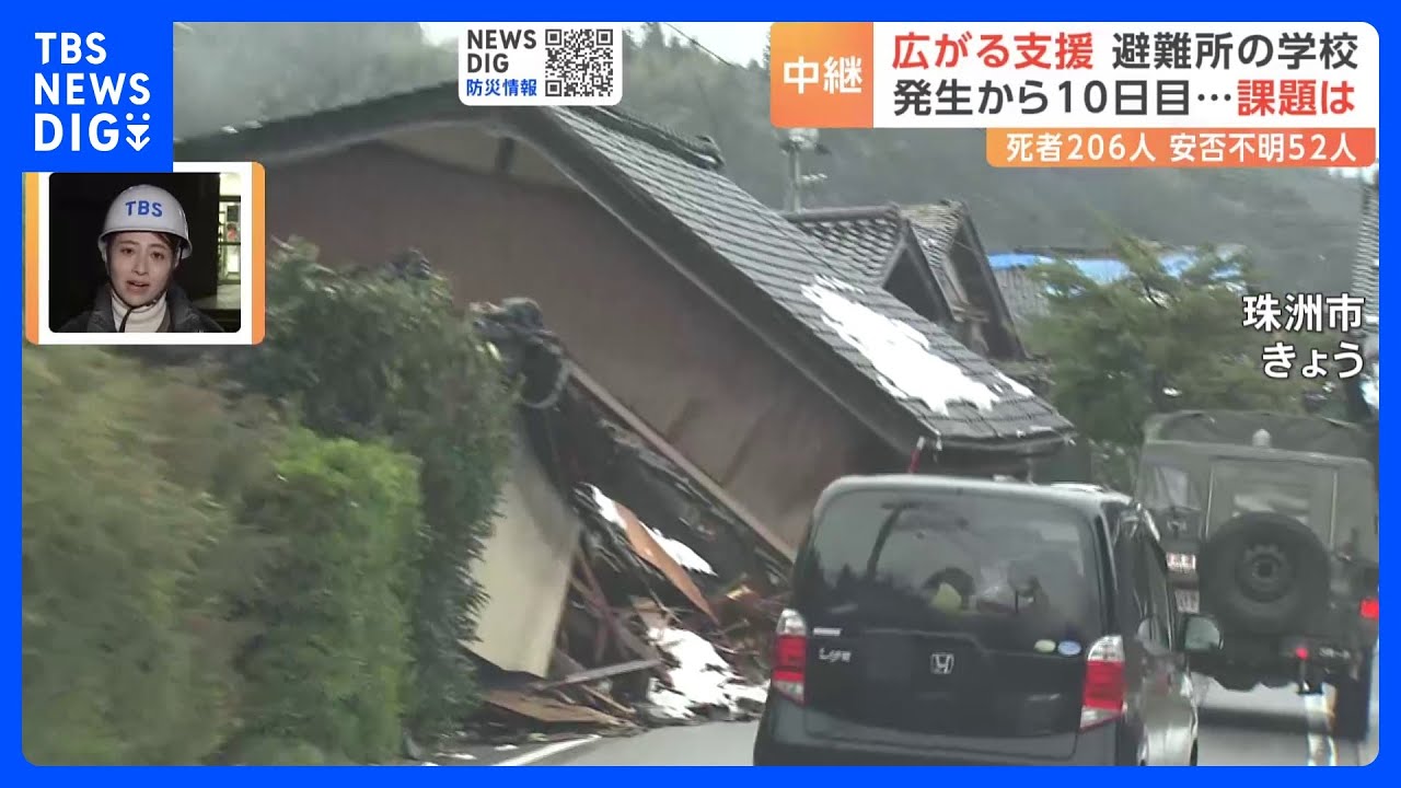 石川県珠洲市の避難所では断水続く 必要な物資も届かず 能登半島地震|TBS NEWS DIG