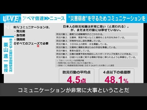 “災害弱者”を守るため…専門家「避難者全体でコミュニケーションを」(2024年1月10日)