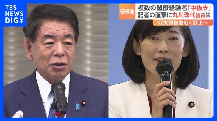 丸川元五輪担当大臣を直撃　安倍派で複数の閣僚経験者が「中抜き」か｜TBS NEWS DIG