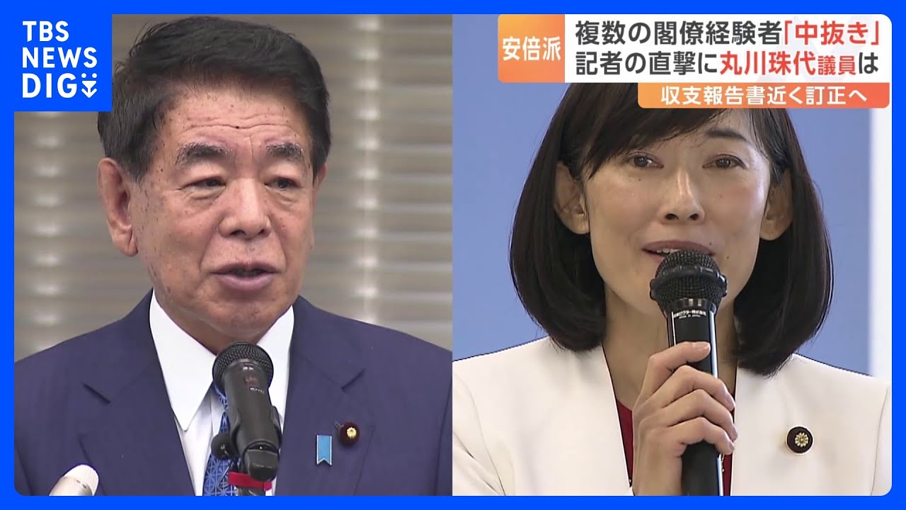 丸川元五輪担当大臣を直撃　安倍派で複数の閣僚経験者が「中抜き」か｜TBS&nbsp;NEWS&nbsp;DIG