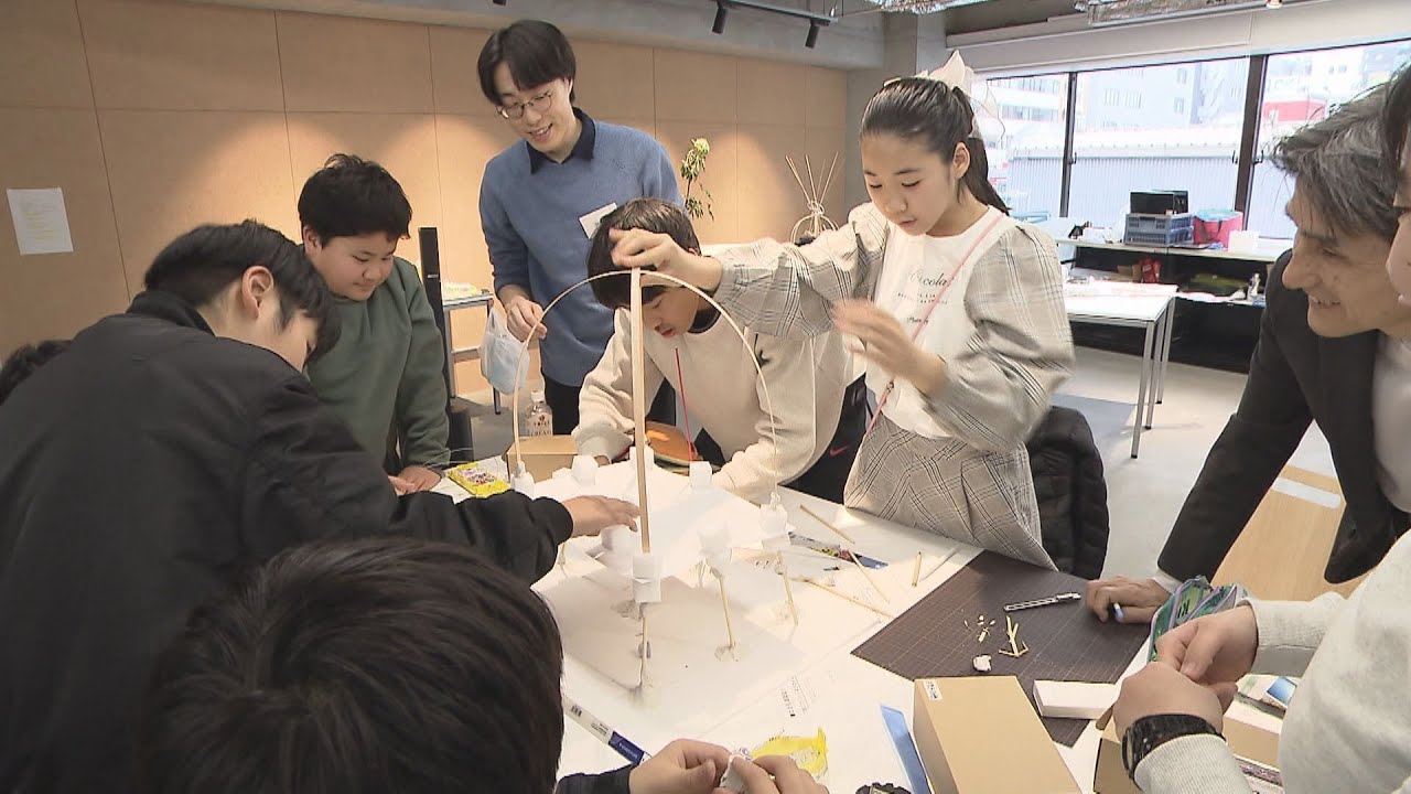 「こども建築塾」　能登半島地震で被災した社員　崩れない建物の重要性を子供たちに語る