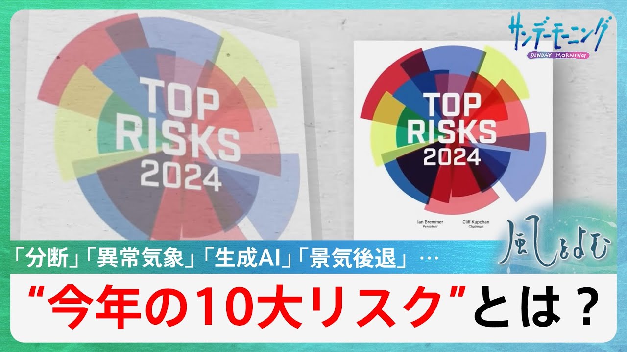 風をよむ　２０２４年　世界のリスク　米大統領選は･･･戦争の行方は…【風をよむ】サンデーモーニング｜TBS&nbsp;NEWS&nbsp;DIG