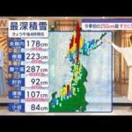 【全国の天気】今夜～あす日本海側は猛吹雪　今季初の300cm迫る【スーパーJチャンネル】(2024年1月15日)