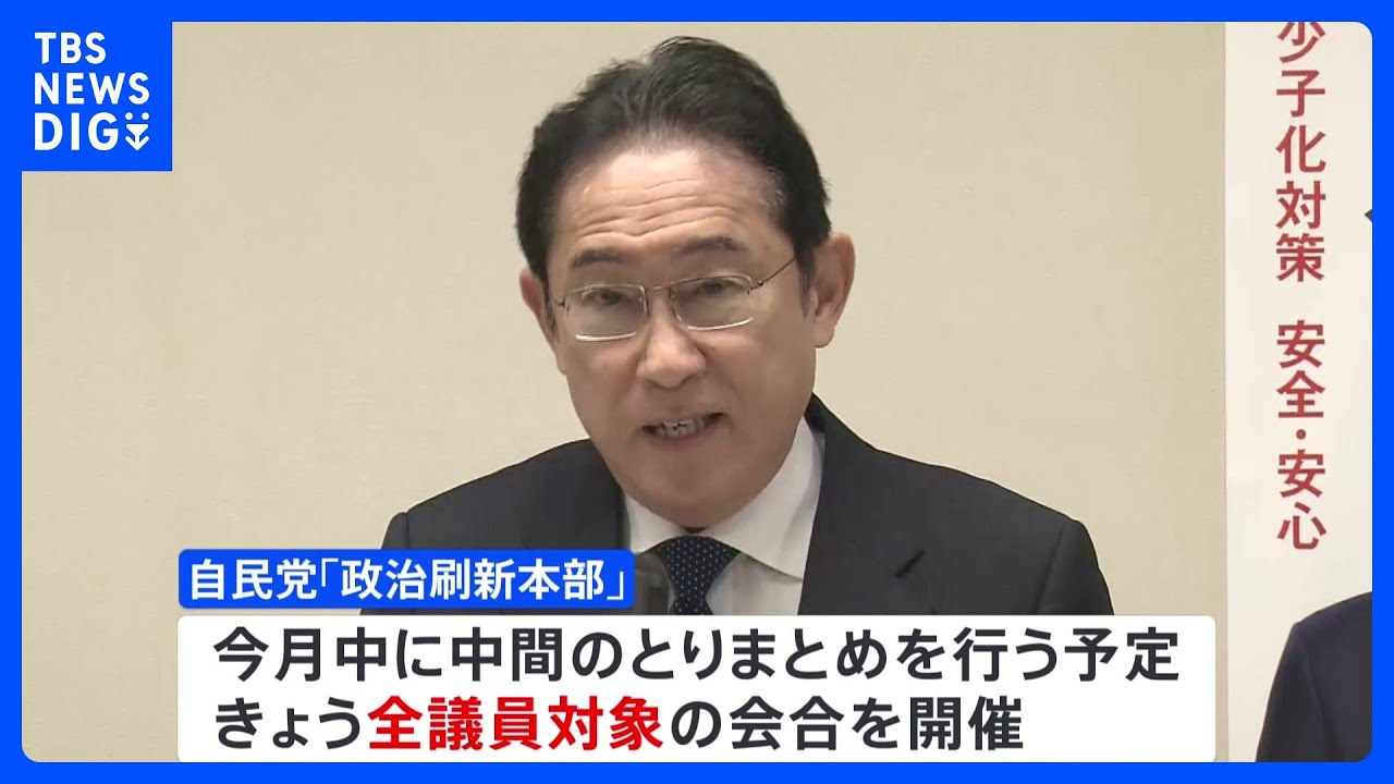 裏金事件受け設置の「政治刷新本部」&nbsp;きょう自民党所属の全議員対象に会合を開催｜TBS&nbsp;NEWS&nbsp;DIG