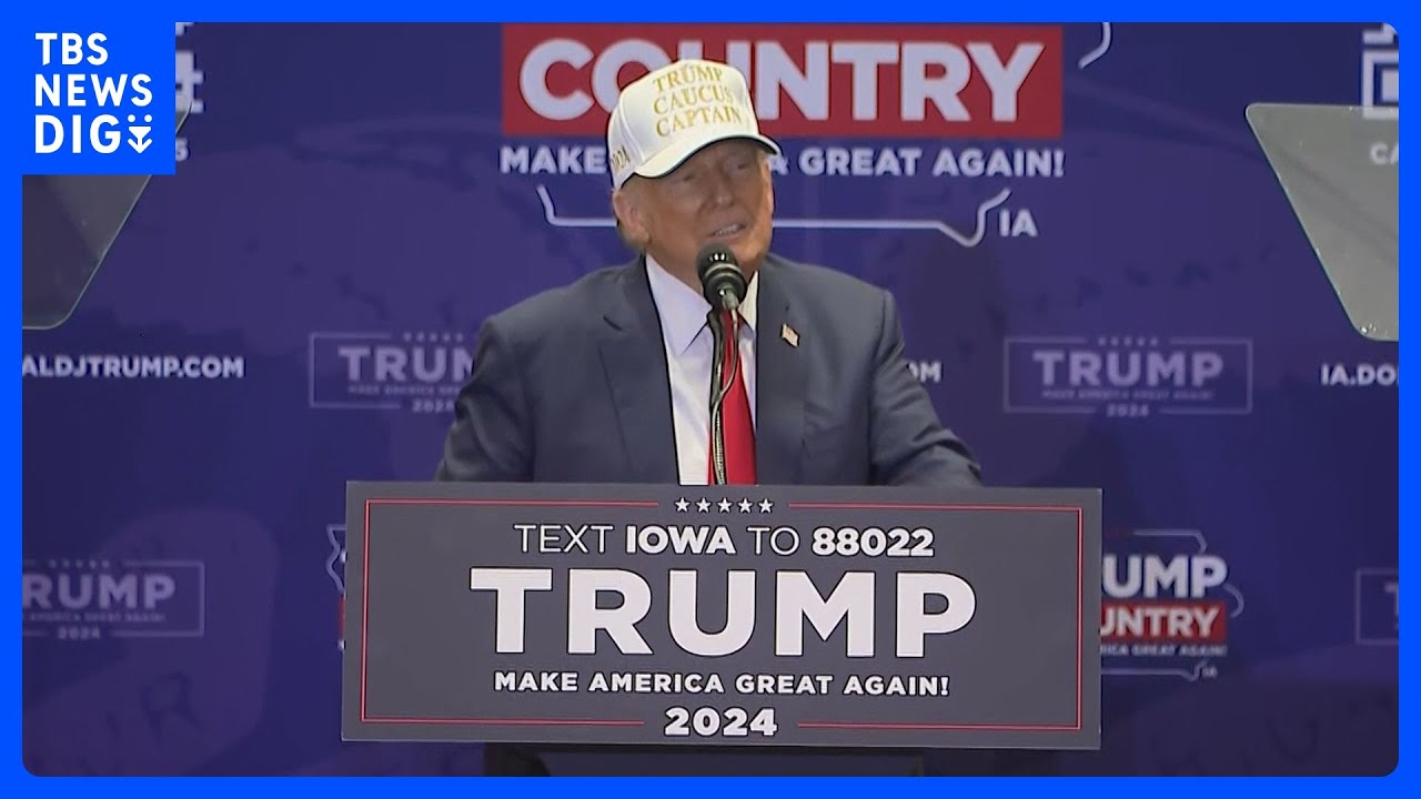 米大統領選&nbsp;“共和党の候補者選びの初戦”アイオワ州の党員集会　米メディア「トランプ前大統領が勝利を確実にした」｜TBS&nbsp;NEWS&nbsp;DIG