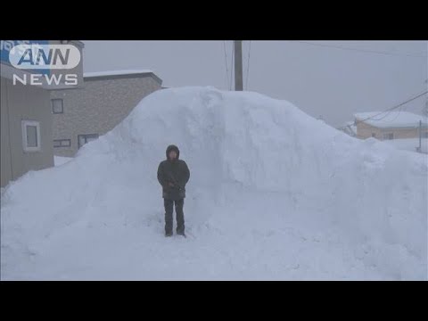 “最強寒気”で積雪急増　歩道のはずが一転“雪の壁”　関越道一時通行止め Uターンも【スーパーJチャンネル】(2024年1月16日)