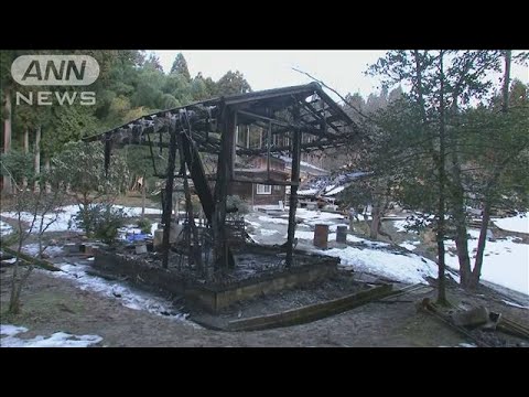 納屋で火災　遺体の一部発見　自宅が壊れ避難の男性か　石川・珠洲市(2024年1月20日)
