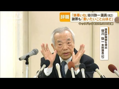 「頭悪いね」谷川議員が謝罪も「言いたいこと山ほど」　“派閥の指示”詳細語らず【もっと知りたい！】【グッド！モーニング】(2024年1月23日)