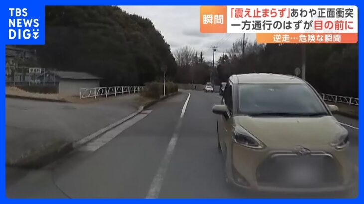 「震えが止まらない」ドラレコが捉えた映像には来るはずのない場所から対向車｜TBS NEWS DIG