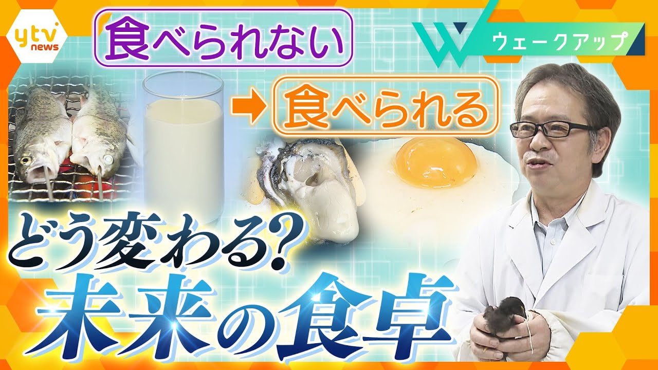 アレルギーでも食べられる!?「タマゴ」、「牡蠣」、「牛乳」など体質により食べたり飲んだりできない人たちの為に…研究進む「次世代食品」の可能性【ウェークアップ】