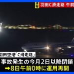 【速報】衝突事故で閉鎖　羽田C滑走路　6日ぶりに運用再開｜TBS NEWS DIG