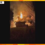 木造2階建て住宅で火事、焼け跡から1人の遺体　住んでいた男性と連絡取れず　滋賀・近江八幡市